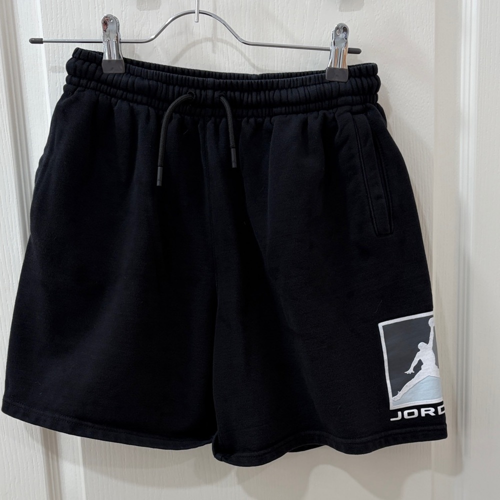 Jordan Black Athletic Shorts with Jumpman Patch